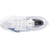 imageMizuno UnisexAdult Wave Momentum 3 Volleyball ShoeWhitebellwether Blue