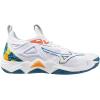 imageMizuno UnisexAdult Wave Momentum 3 Volleyball ShoeWhitemoroccan Blue