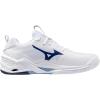 imageMizuno UnisexAdult Wave Stealth Neo 2 Volleyball ShoeWhiteBellwether Blue
