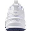 imageMizuno UnisexAdult Wave Stealth Neo 2 Volleyball ShoeWhiteBellwether Blue