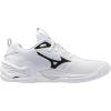 imageMizuno UnisexAdult Wave Stealth Neo 2 Volleyball ShoeWhiteBlack