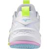 imageMizuno UnisexAdult Wave Stealth Neo 2 Volleyball ShoeWhiteNeo Lime