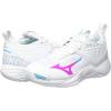 imageMizuno Womens Wave Momentum 3 Volleyball ShoeWhite Pinkglo Blueatoll
