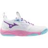 imageMizuno Womens Wave Momentum 3 Volleyball ShoeWhitepeace Blue