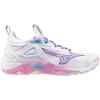 imageMizuno Womens Wave Momentum 3 Volleyball ShoeWhitepink Tetra