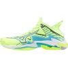 imageMizuno UnisexAdult Wave Lightning Neo 3 Volleyball ShoeNeo LimeMisty Blue