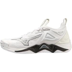 imageMizuno Womens Wave Momentum 3 Volleyball ShoeWhiteBlack