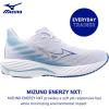 imageMizuno Womens Wave Rider 28 Running ShoeWhitemugen Blue
