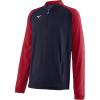 imageMizuno Mens Gametime Long Sleeve Hitting JacketNavyRed