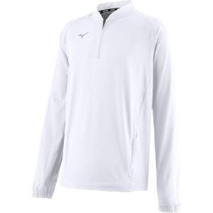 imageMizuno Mens Gametime Long Sleeve Hitting JacketWhite