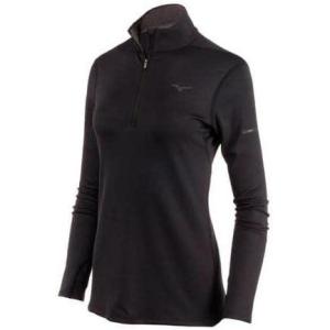 imageMizuno Womens Standard Breath Thermo Half ZipBlack