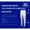 imageMizuno Boys Youth Premier Pro Tapered PantWhite