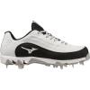 imageMizuno Womens 9Spike Swift 8 Low Metal Softball CleatWhiteBlack
