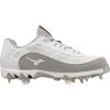 imageMizuno Womens 9Spike Swift 8 Low Metal Softball CleatWhiteGrey