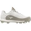 imageMizuno Womens Finch Elite 6 Low TPU Softball CleatWhiteGrey