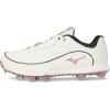 imageMizuno Womens Finch Elite 6 Low TPU Softball Cleats SneakerWhiteRose Gold