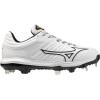 imageMizuno Womens Pro Fp Low Metal Fastpitch CleatWhiteBlack