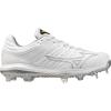 imageMizuno Womens Pro Fp Low Metal Fastpitch CleatWhiteSilver