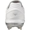 imageMizuno Womens Pro Fp Low Metal Fastpitch CleatWhiteSilver