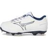 imageMizuno Womens Sweep 6 Softball ShoeWhiteNavy