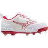 imageMizuno Womens Sweep 6 Softball ShoeWhiteRed