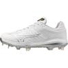 imageMizuno Womens Pro Fp Low Metal Fastpitch CleatWhiteSilver