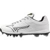 imageMizuno Womens Pro Fp Low TPU Fastpitch CleatWhiteBlack