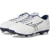 imageMizuno Womens Sweep 6 Softball ShoeWhiteNavy