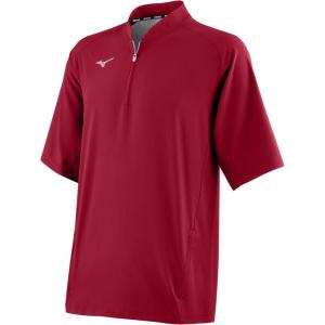 imageMizuno Boys Youth Gametime Short Sleeve Hitting JacketRed