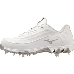imageMizuno Womens 9Spike Swift 8 Low Metal Softball CleatWhite