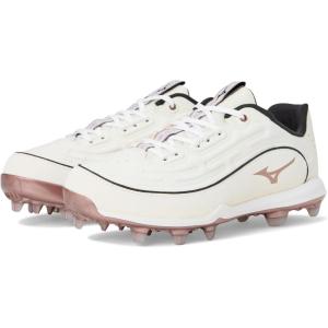 imageMizuno Womens Finch Elite 6 Low TPU Softball Cleats SneakerWhiteRose Gold