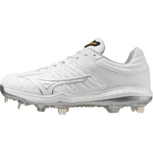 imageMizuno Womens Pro Fp Low Metal Fastpitch CleatWhiteSilver