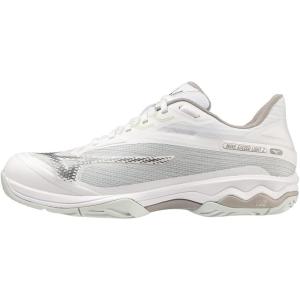 imageMizuno Womens Tennis ShoeWhitemetallic Grey