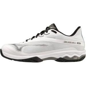 imageMizuno Mens Wave Exceed Light 2 Ac Tennis ShoeWhitemetallic Grey