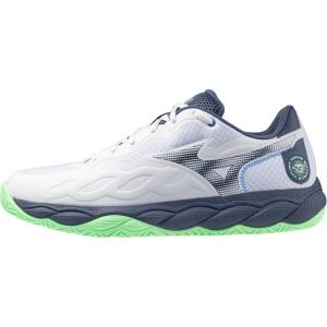 imageMizuno Mens Wave Enforce Court Ac Tennis ShoeWhitevintage Indigo