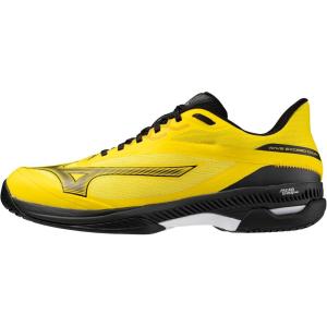 imageMizuno Mens Wave Exceed Court Ac Tennis ShoeVibrant Yellowblack