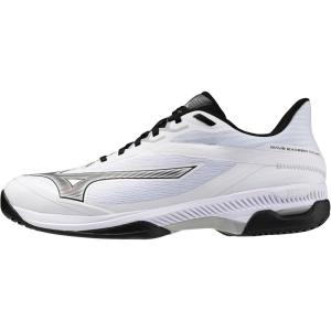 imageMizuno Mens Wave Exceed Court Ac Tennis ShoeWhiteBlack