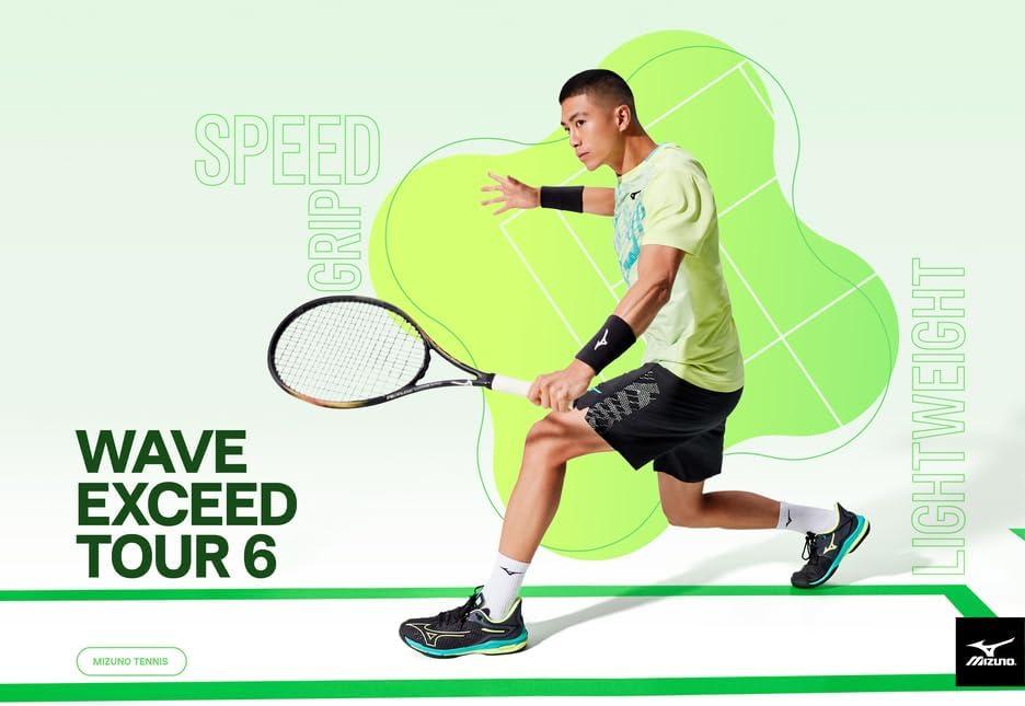 imageMizuno Mens Mens Wave Exceed Tour 6 All CourtBlackWhite