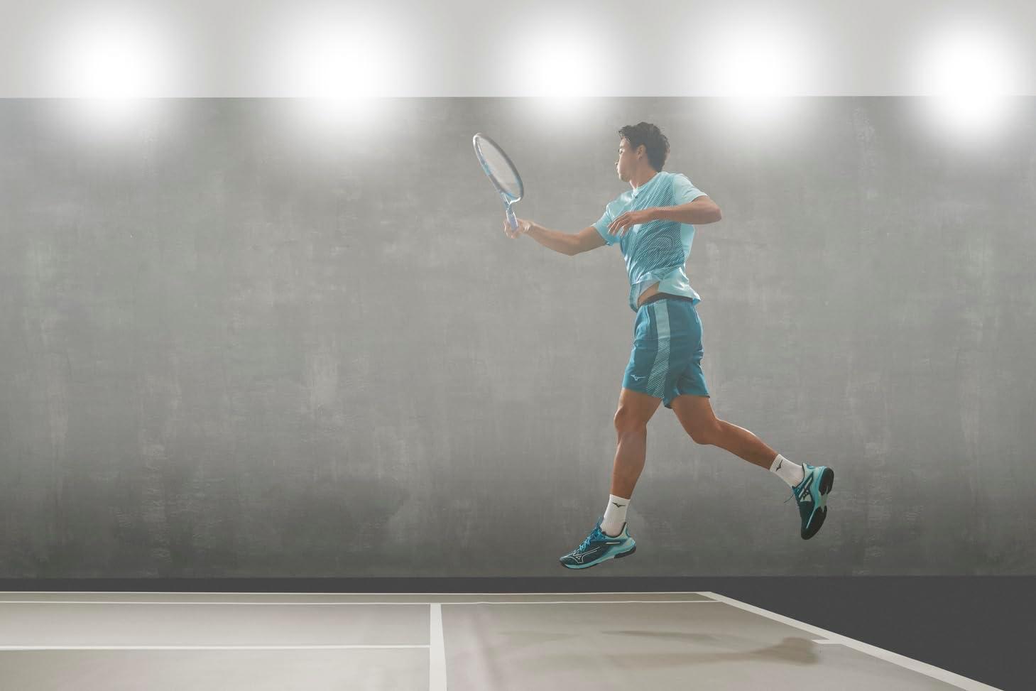 imageMizuno Mens Mens Wave Exceed Tour 6 All CourtMoroccan Bluewhite