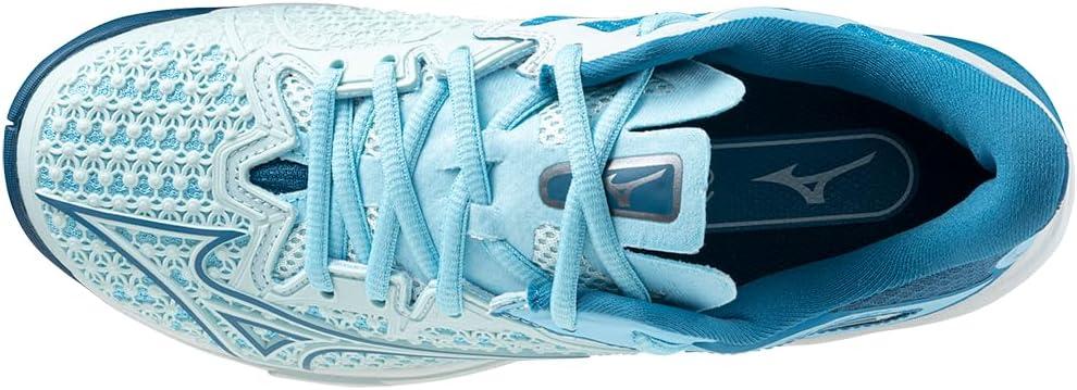 imageMizuno Womens Wave Exceed Tour 6 All Court Tennis ShoeBl Glowsaxony Blue