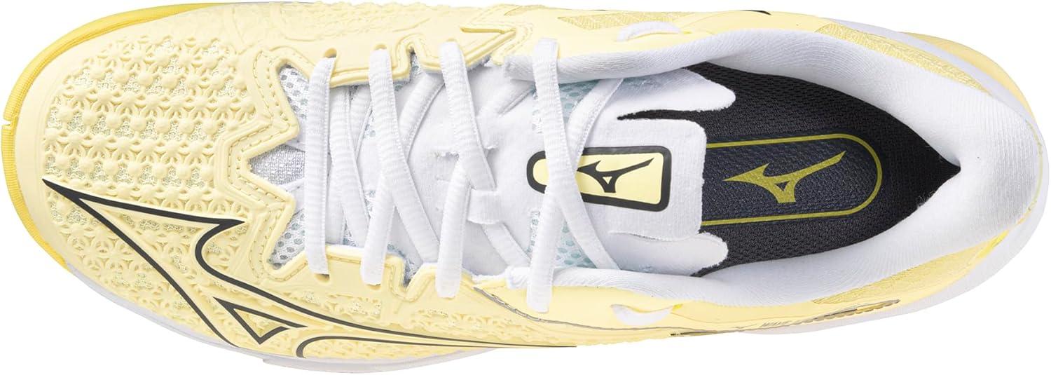 imageMizuno Womens Wave Exceed Tour 6 All Court Tennis ShoePale Yellowblack Sand