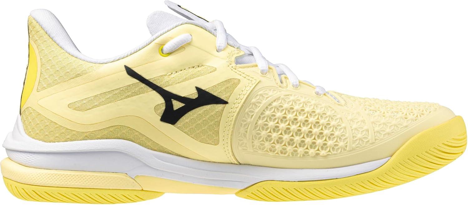 imageMizuno Womens Wave Exceed Tour 6 All Court Tennis ShoePale Yellowblack Sand
