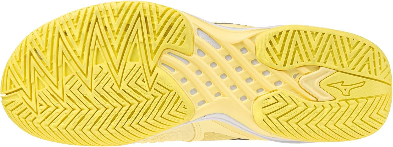 imageMizuno Womens Wave Exceed Tour 6 All Court Tennis ShoePale Yellowblack Sand
