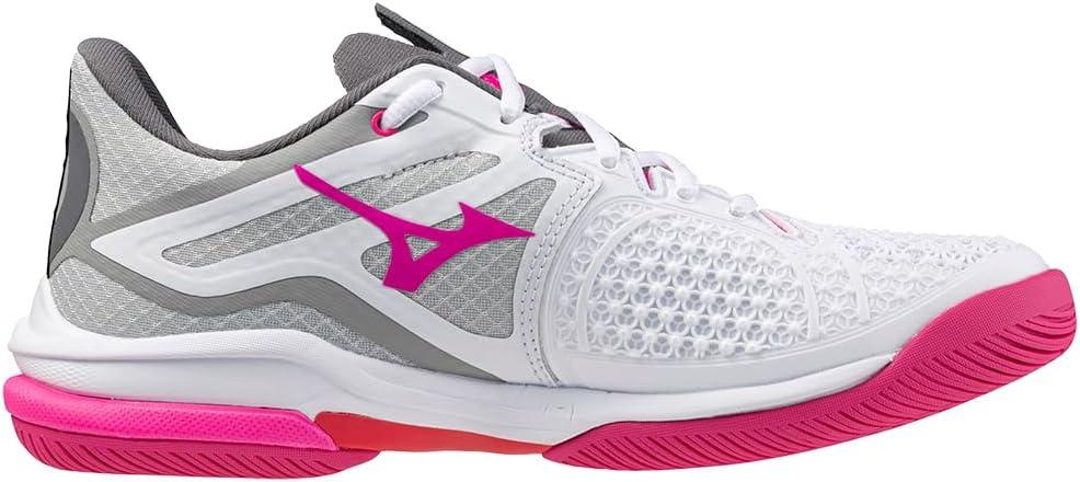 imageMizuno Womens Wave Exceed Tour 6 All Court Tennis ShoeWhiteradiant Red