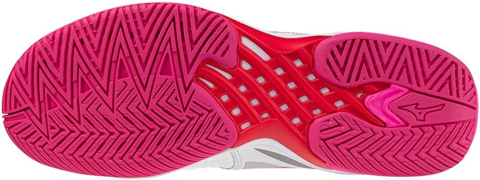 imageMizuno Womens Wave Exceed Tour 6 All Court Tennis ShoeWhiteradiant Red