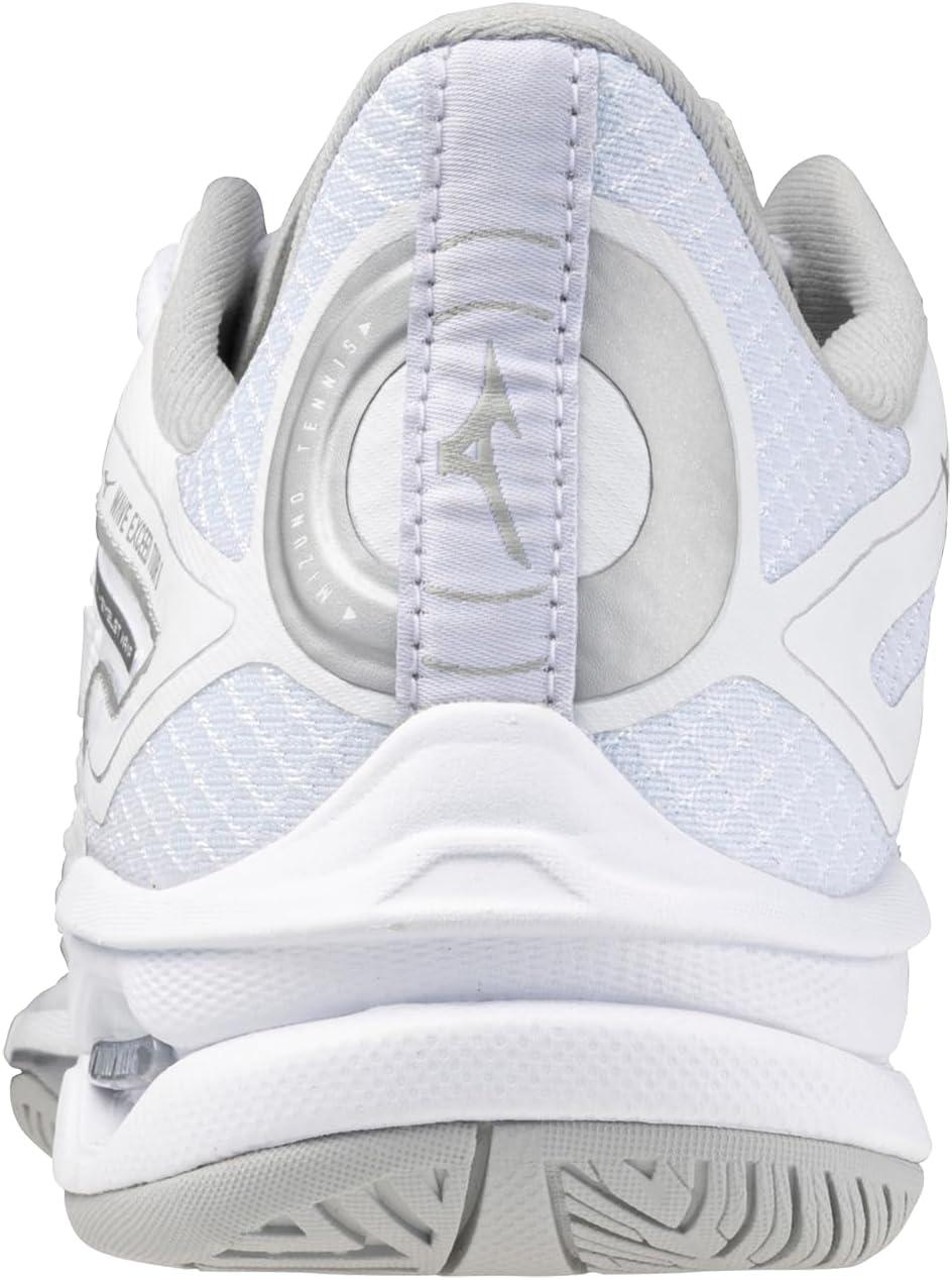 imageMizuno Womens Wave Exceed Tour 6 All Court Tennis ShoeWhitesilver