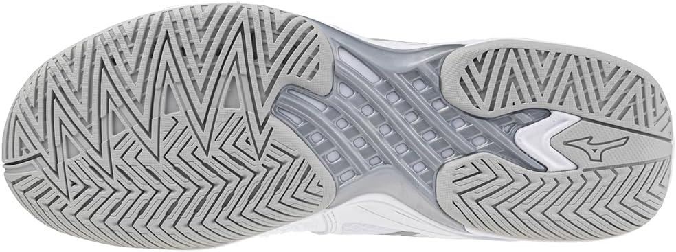 imageMizuno Womens Wave Exceed Tour 6 All Court Tennis ShoeWhitesilver