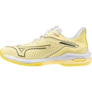 imageMizuno Womens Wave Exceed Tour 6 All Court Tennis ShoePale Yellowblack Sand