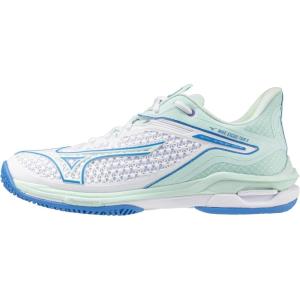 imageMizuno Womens Wave Exceed Tour 6 All Court Tennis ShoeWhitefrontier Blue