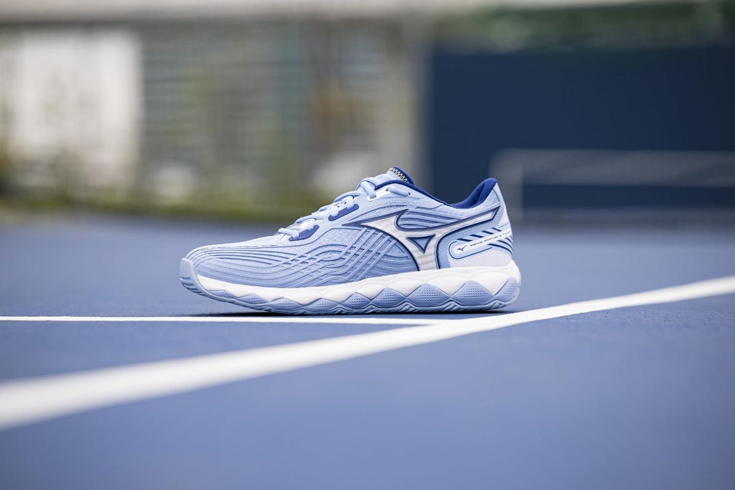 imageMizuno Womens Wave Enforce Tour 2 Ac Womens Tennis ShoeBel Air Bluewhite